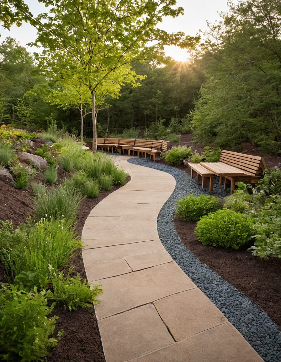 How can outdoor restaurant seating remain efficient during peak service outdoor visual